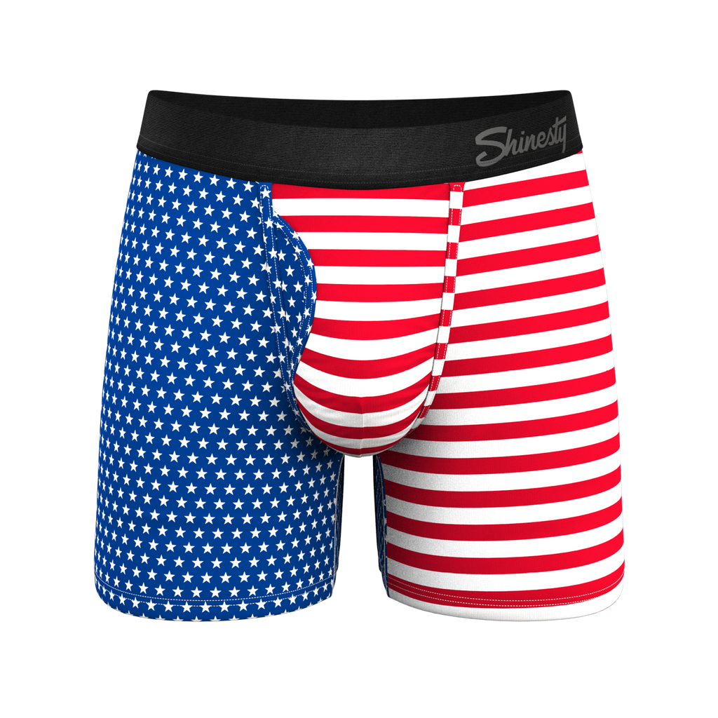 The Ellis Island | USA Flag Ball Hammock® Pouch Underwear With Fly