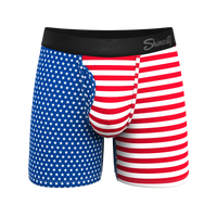 The Ellis Island | USA Flag Ball Hammock® Pouch Underwear With Fly