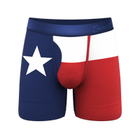 The First Rodeo | Texas Flag Ball Hammock® Pouch Underwear With Fly