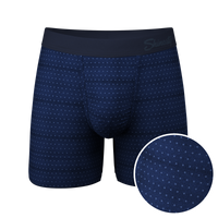 The Forget Me Not | Navy Dot Ball Hammock® Pouch Underwear
