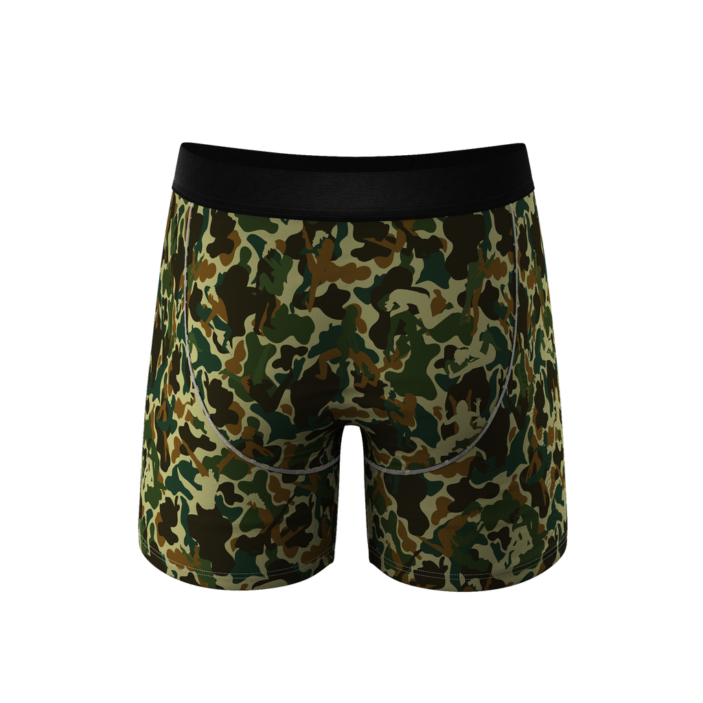 camouflage boxer briefs with fly