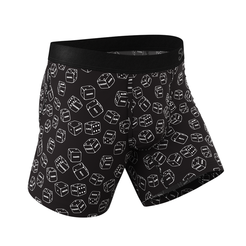 dark dice pouch underwear