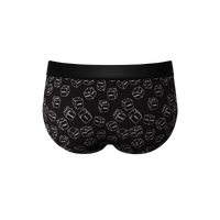 comfy glow in the dark dice underwear brief