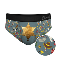 The Giddy Up | Sheriff Badge Ball Hammock® Pouch Underwear Briefs