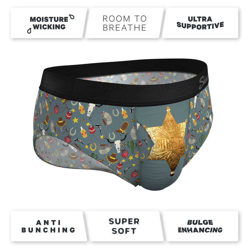 Super soft sheriff badge underwear