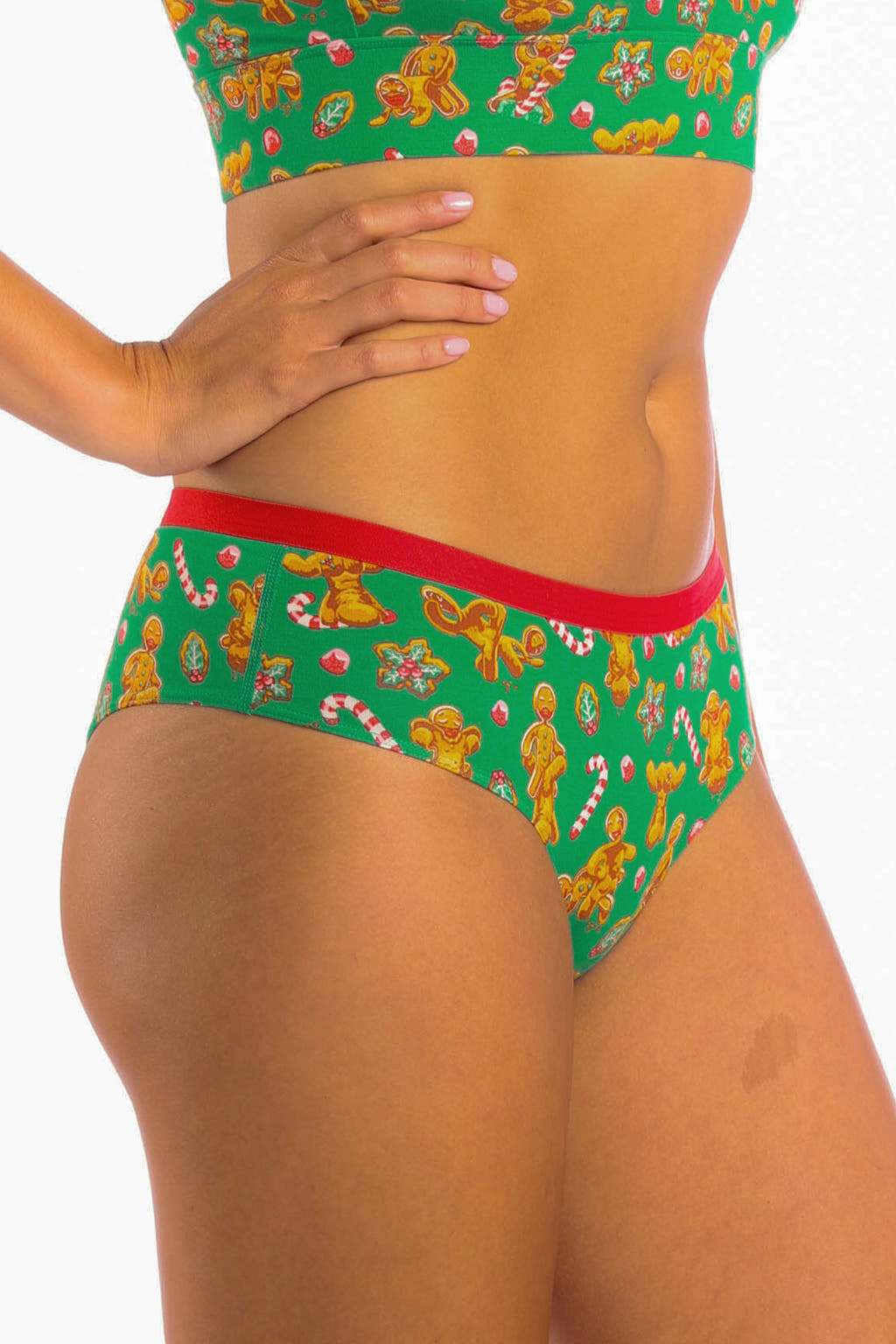 Green ginger cheeky underwear