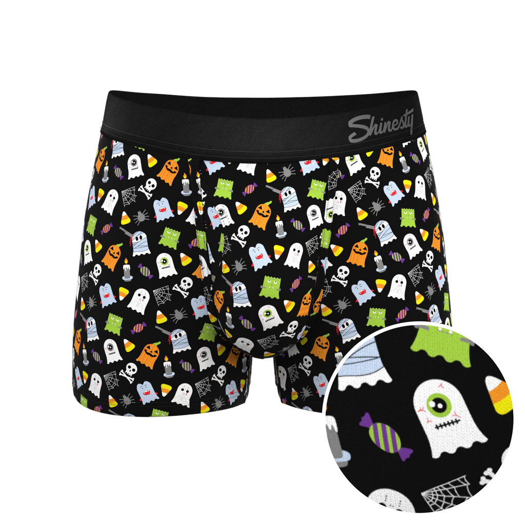 The Good Ghouls Halloween Themed Ball Hammock Pouch Trunks Underwear