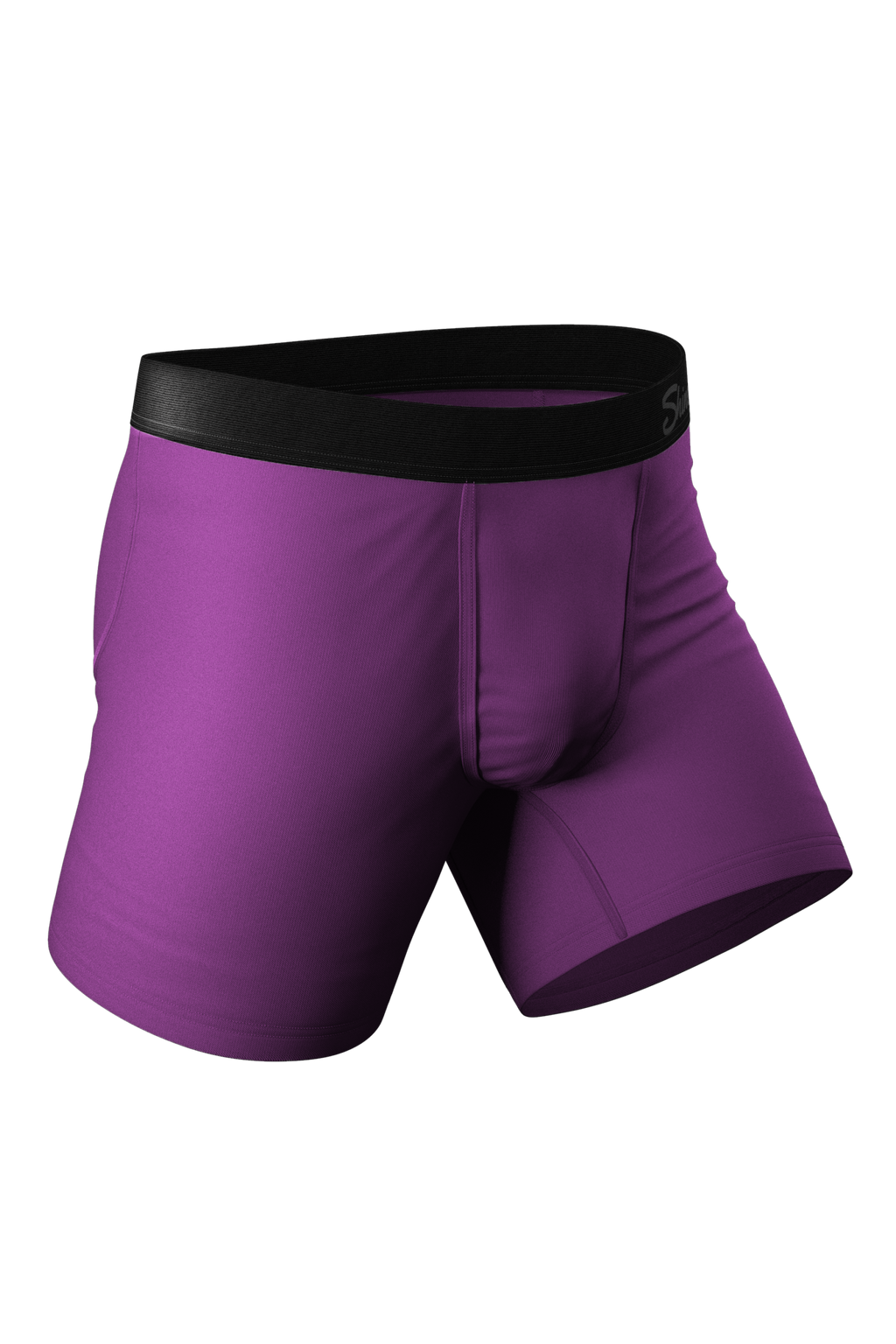 purple men's boxers