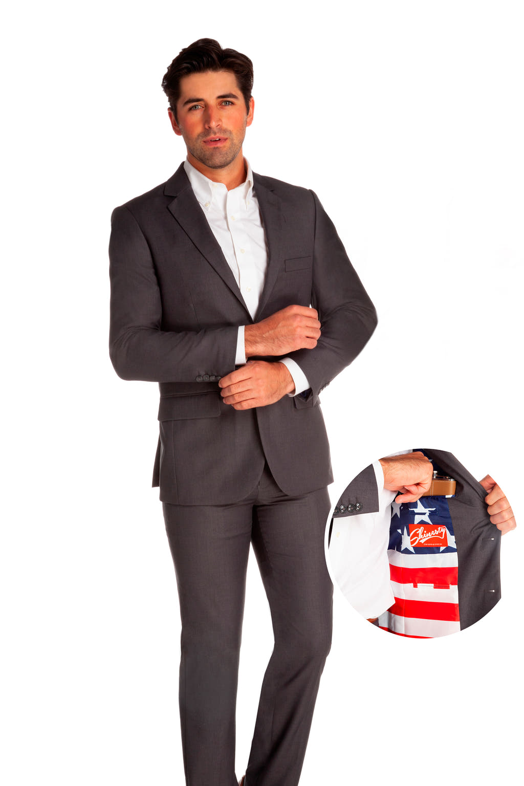 Men's american flag blazer 