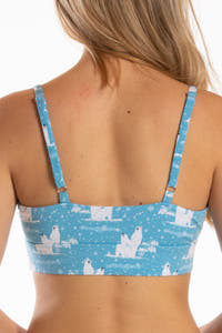 womens polar bear bralette