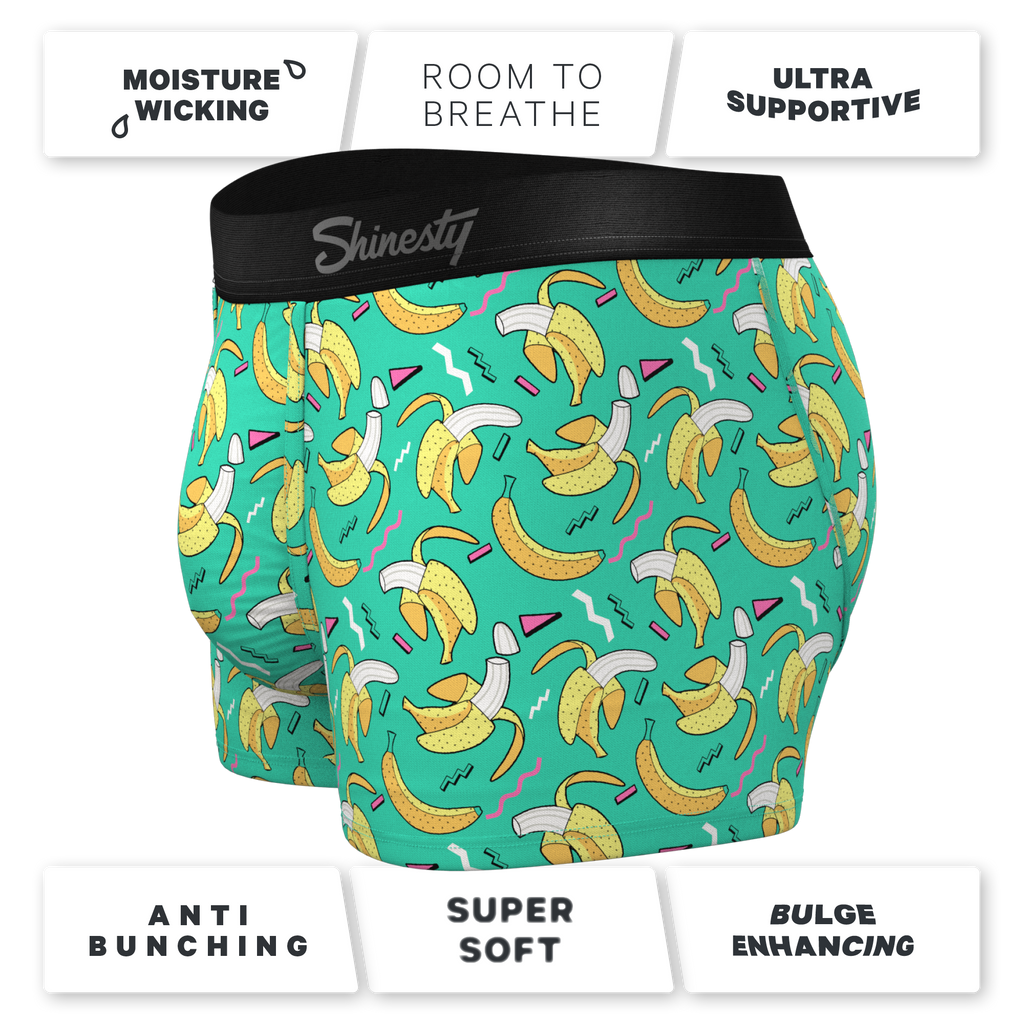 Green Ultra Support Pouch Underwear Trunks