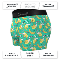 Green Ultra Support Pouch Underwear Trunks