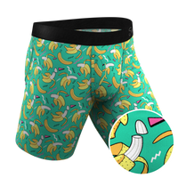 The Health Class | Retro Banana Long Leg Ball Hammock® Pouch Underwear with Fly