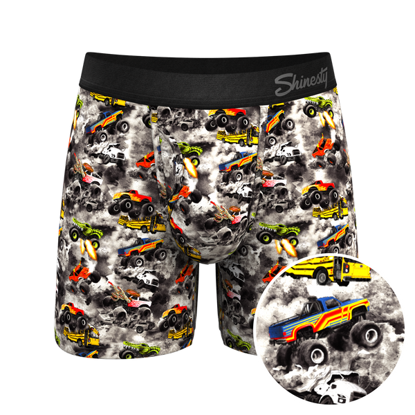 The Here Be Monsters | Monster Truck Ball Hammock® Pouch Underwear With Fly