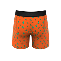 Comfy orange underwear printed with cactus