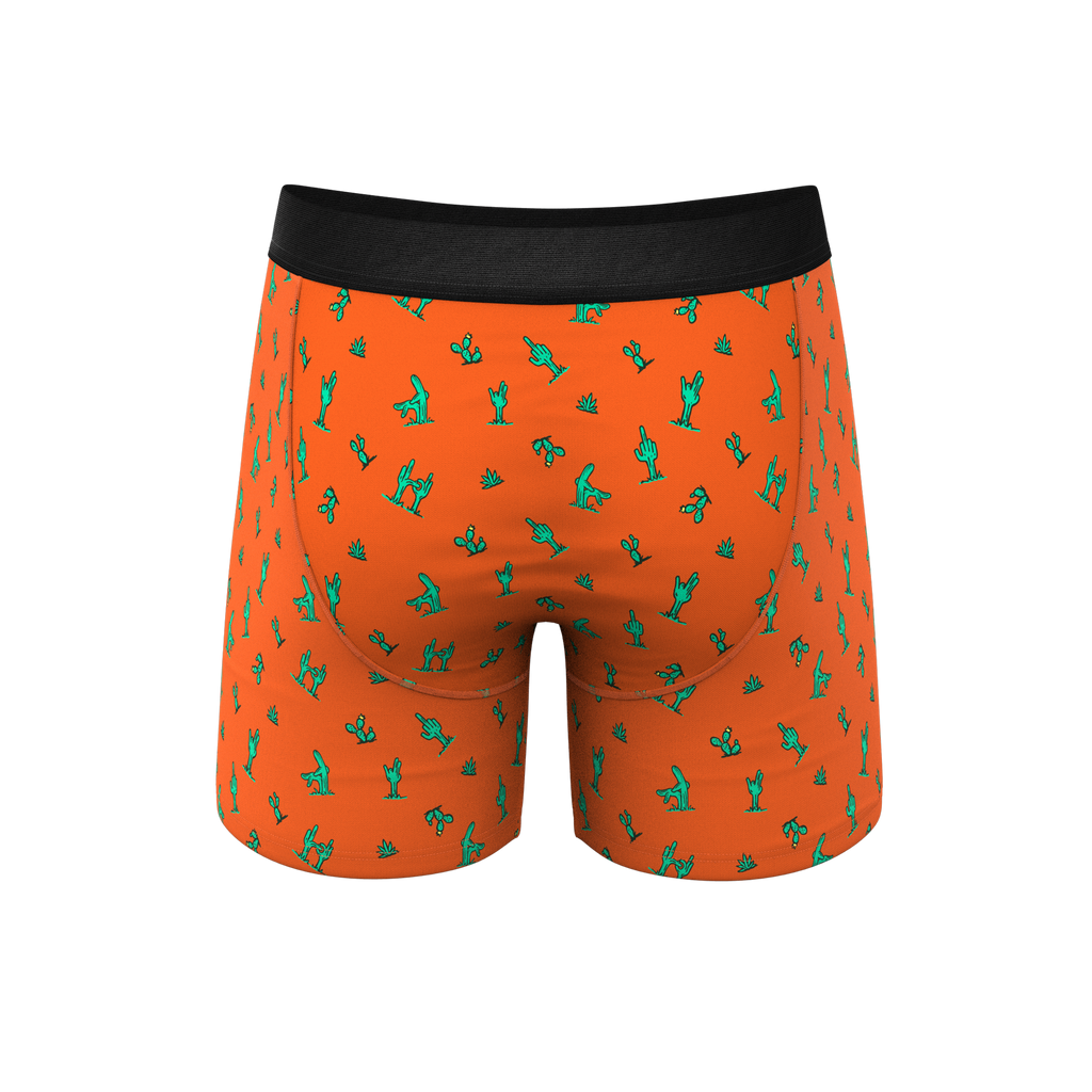 stylish cactus pouch underwear