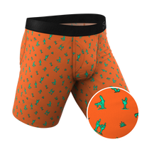 The Hokey Pokey | Cactus Long Leg Ball Hammock® Pouch Underwear With Fly