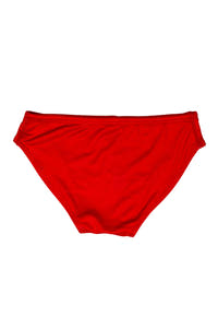 red hot dog swim suit