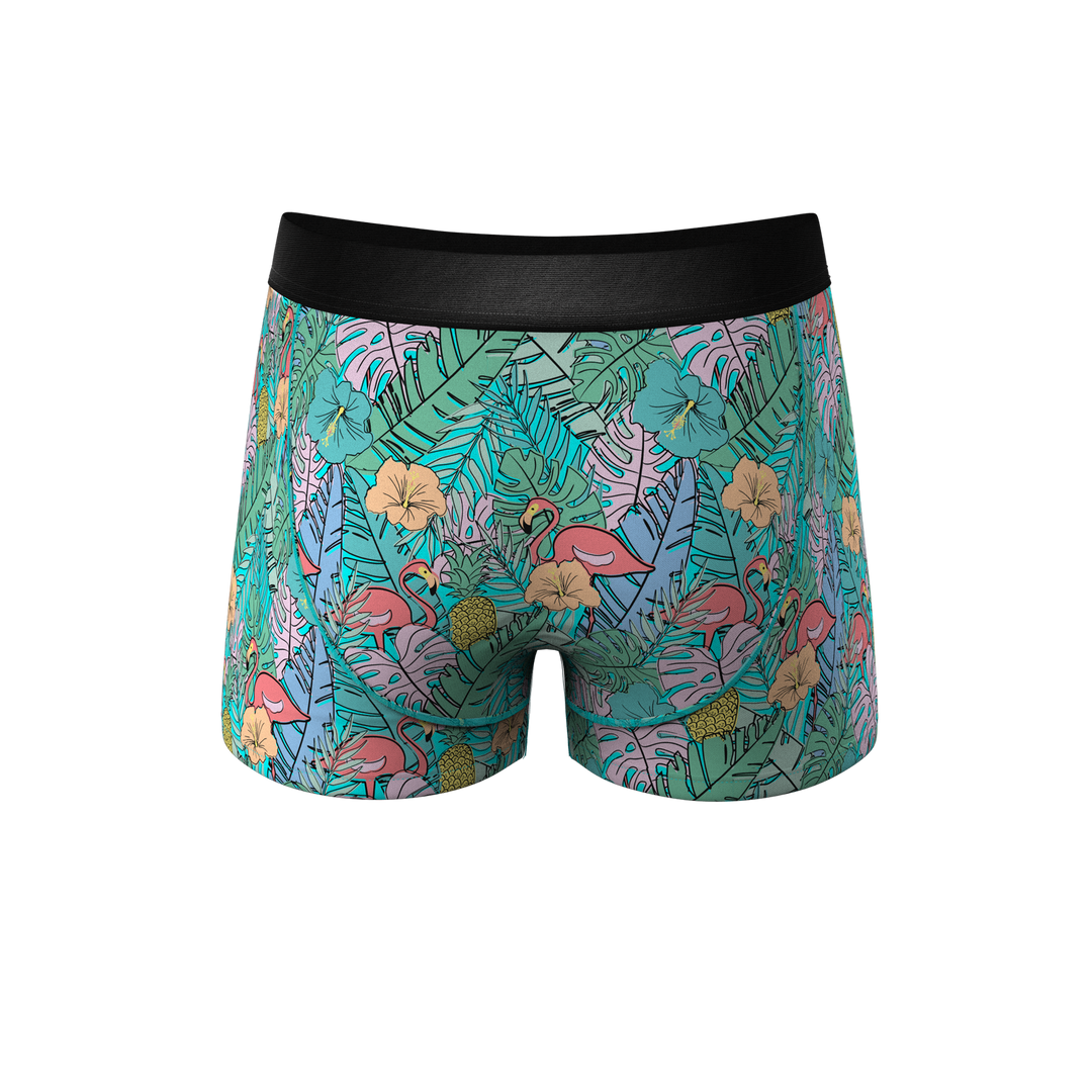 Flamingo Men's Ball Hammock® Pouch Trunk Underwear | The Hot Tropic