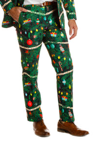 festive holiday ugly xmas ornament pants for guys