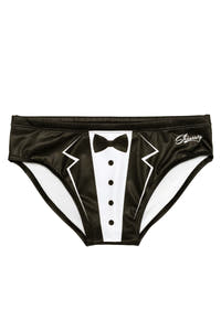 Men's Tuxedo Swim Brief