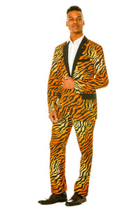 Mens Jungle Tiger costume Suit