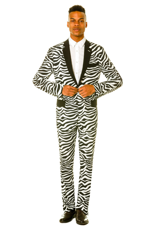 Zebra Stripe Suit Jacket | The In The Black Zebra Suit