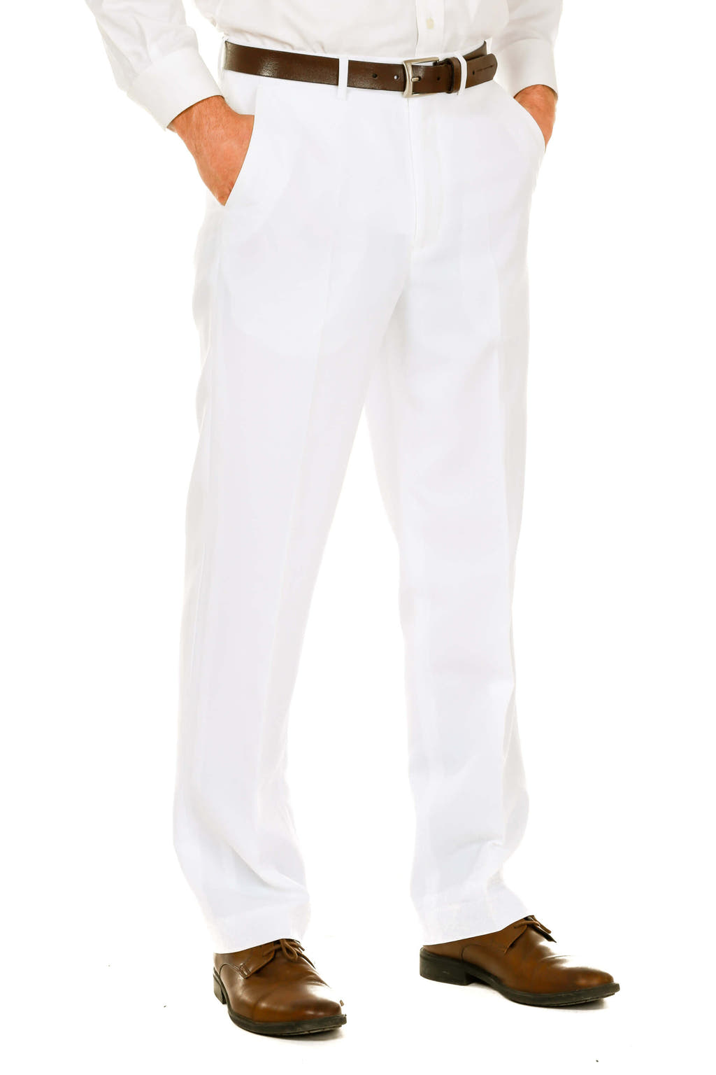 Men's White Day Suit Pants