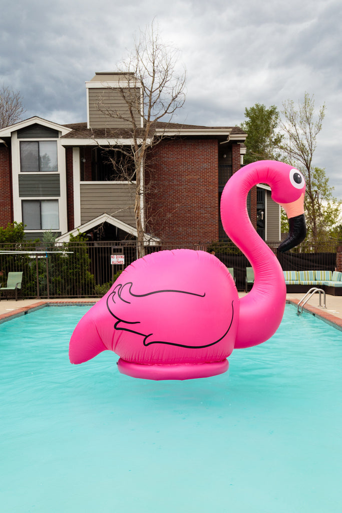 10 Foot Tall Giant Pink Flamingo Pool Float Shinesty 0804