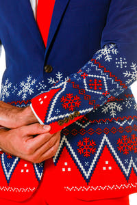 Ugly Christmas Sweater Suit 
