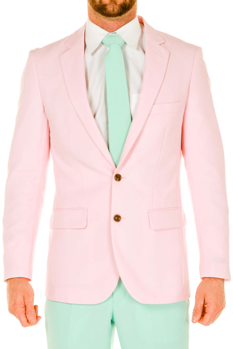 Pastel Pink and Green Suit | The Magentleman Suit