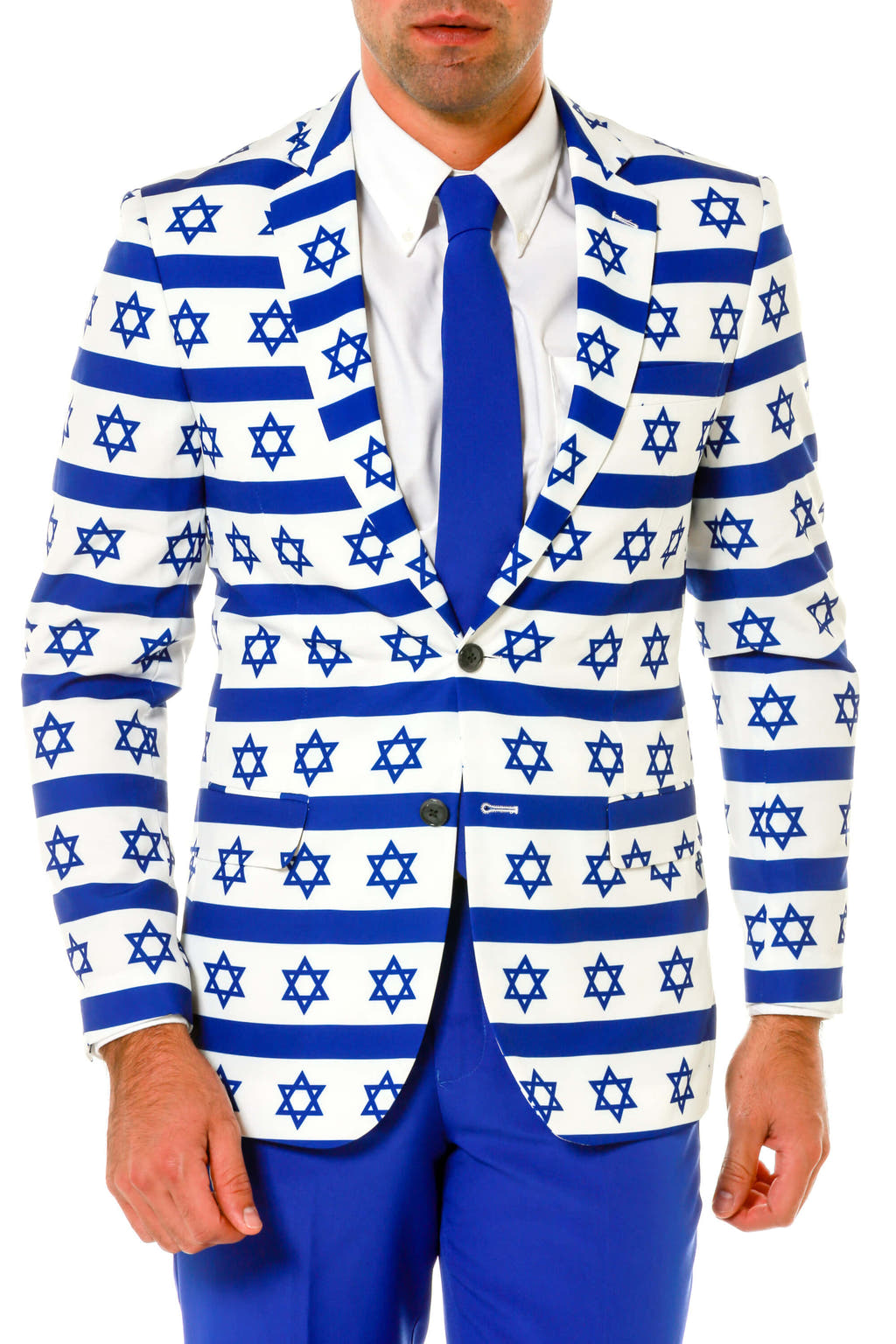 Hanukkah Bar Mitzvah Star of David Ugly Christmas Sweater Suit