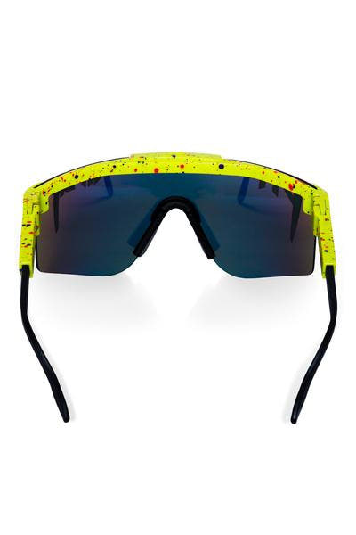 Green splatter pit viper sunglasses 