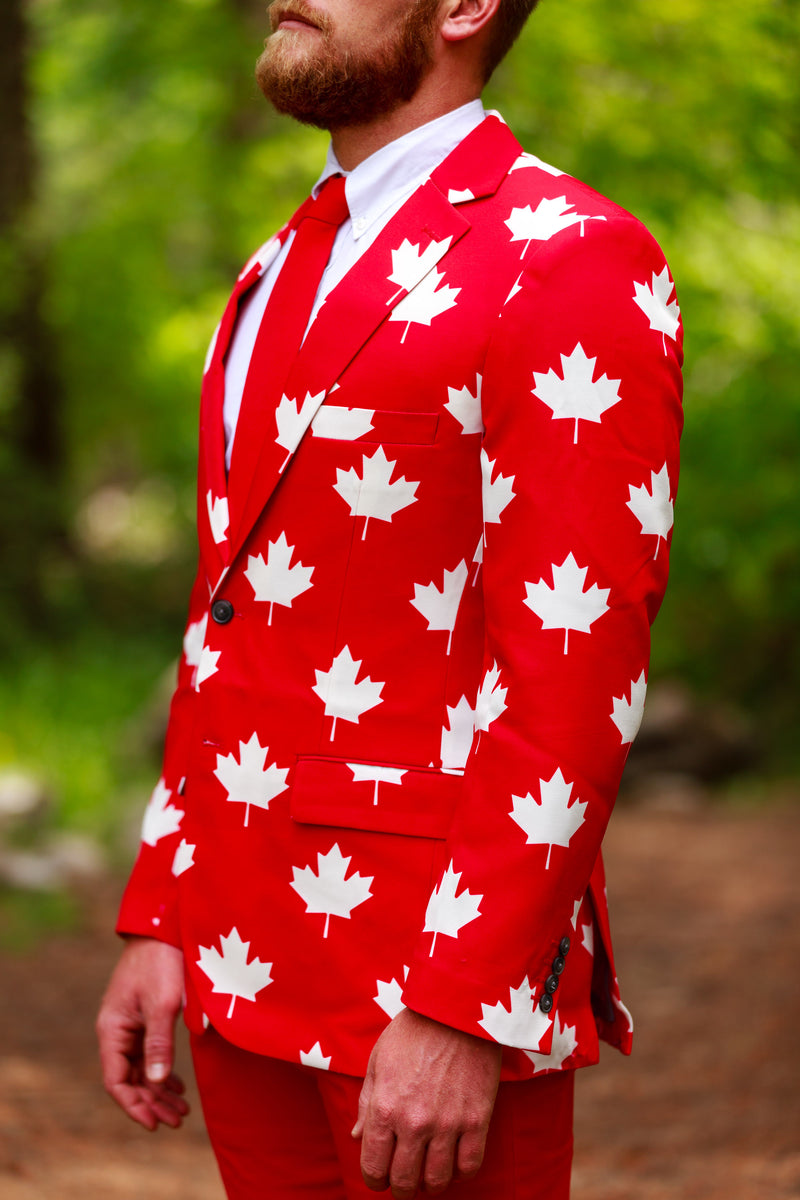 Canadian Flag Maple Leaf Suit The Oh Canada