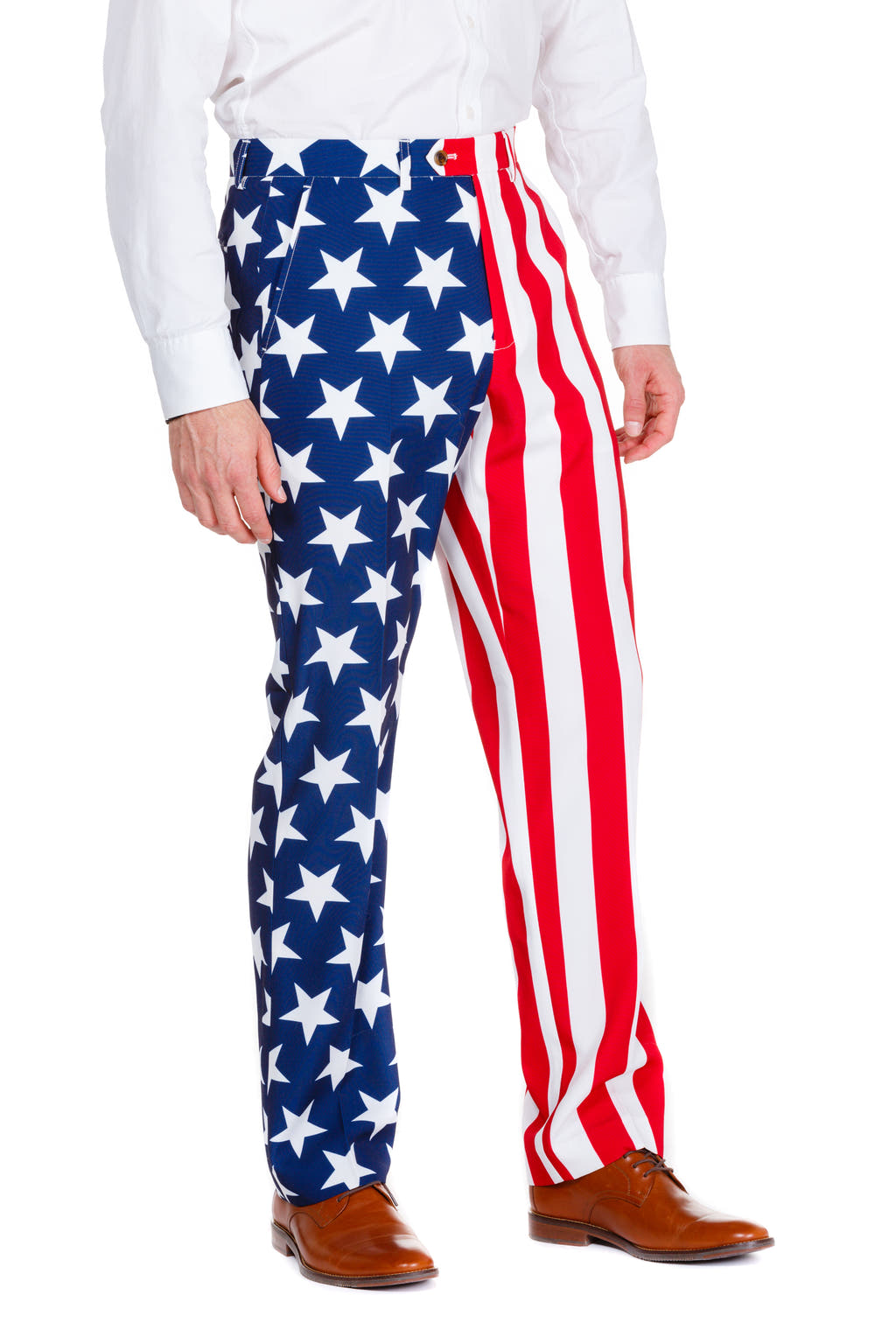 American Flag Suit Pants for Men