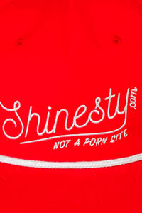 Red shinesty snapback 