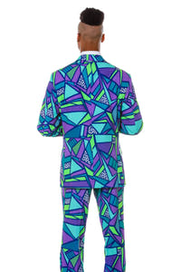 Le Tootski Neon Rave Pattern Suit 
