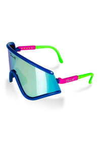 blue mirrored macho polarized sunglasses
