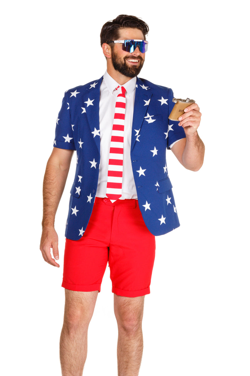 American Flag Short Suit | The Merican Gentleman