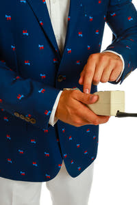 The Donkey-Print Democrat Blazer - Shinesty