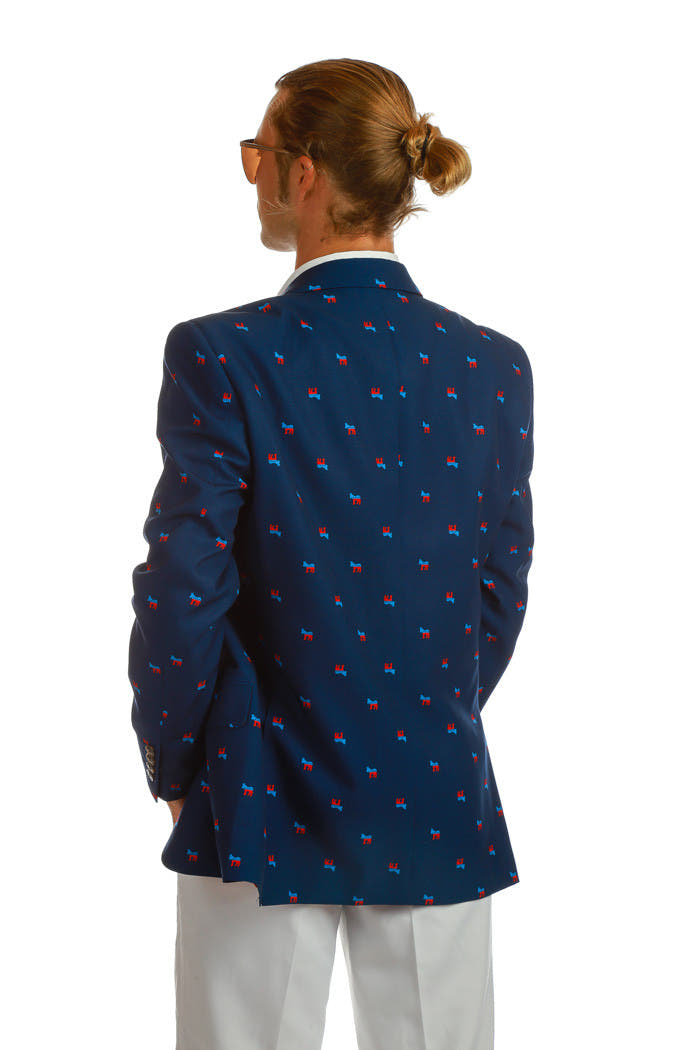 The Donkey-Print Democrat Blazer - Shinesty