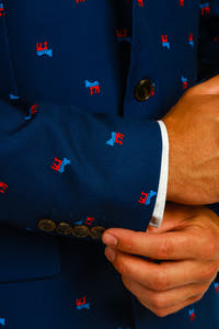 The Donkey-Print Democrat Blazer - Shinesty