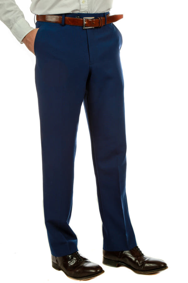 Men's Navy Suit Pants