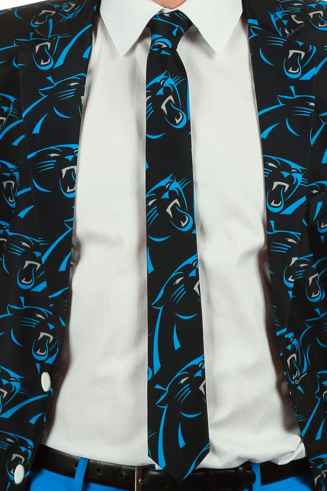 Men's Carolina Panthers Tie