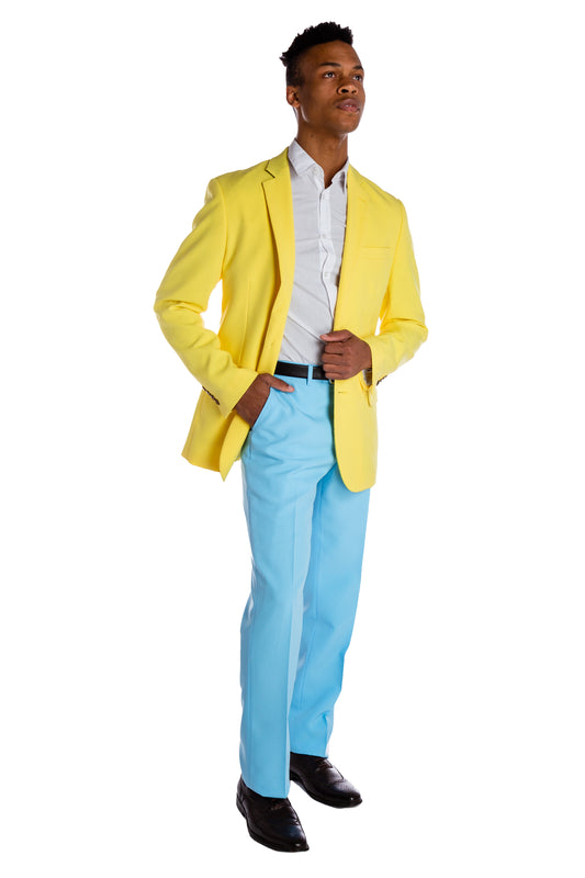 yellow easter suit