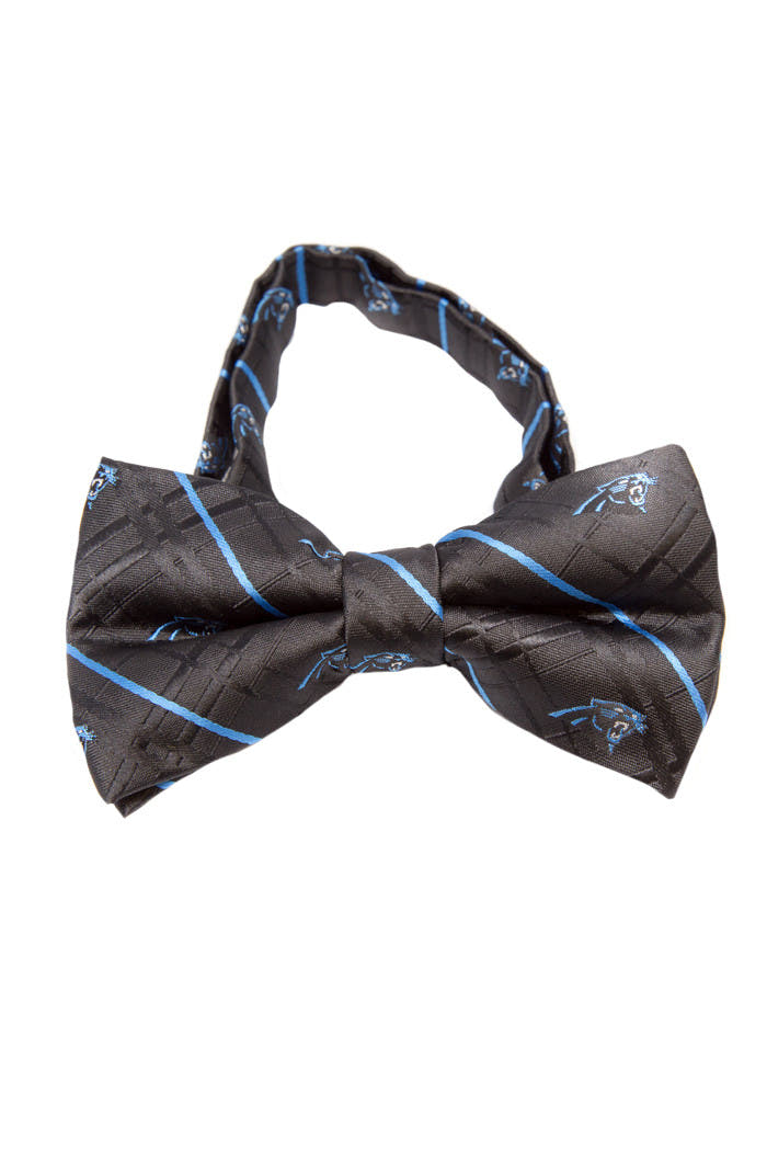 Carolina Panther Oxford Bow Tie - Shinesty