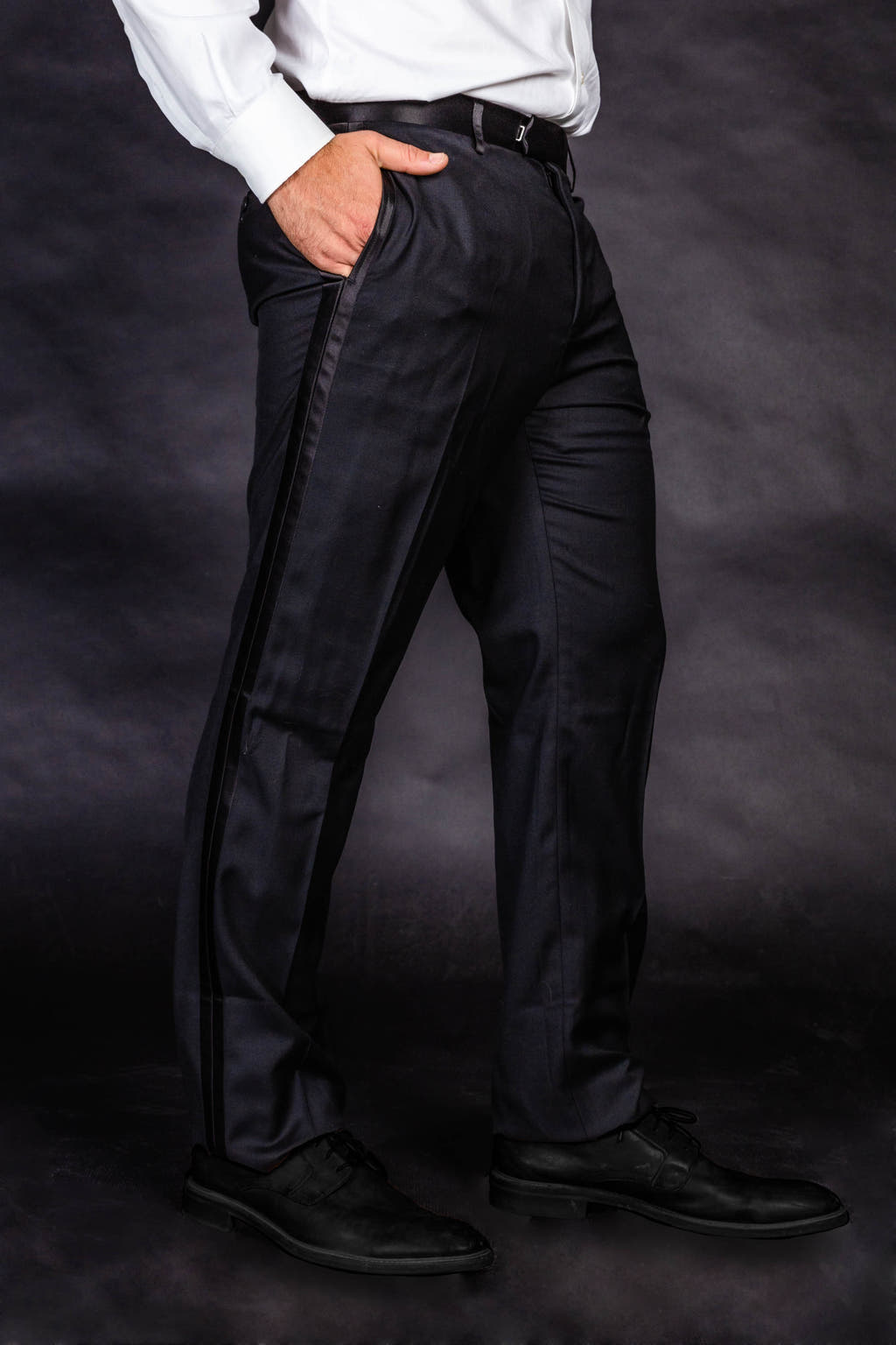 black suit tuxedo dress pants for men