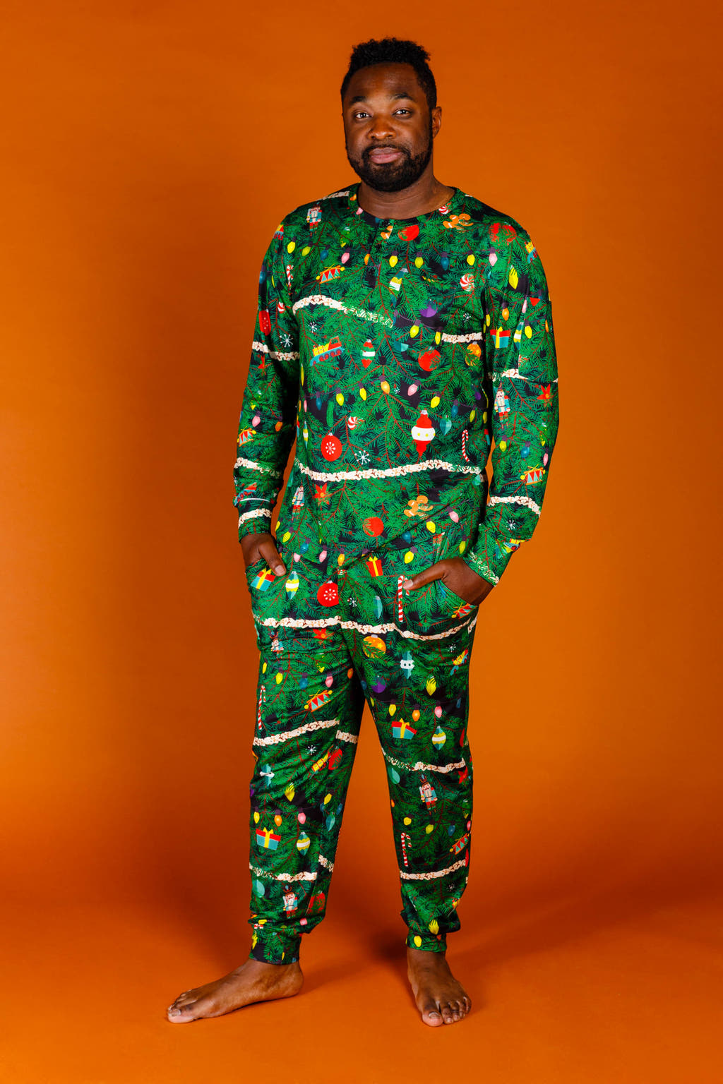 Guys Xmas Pattern Pajama Pants