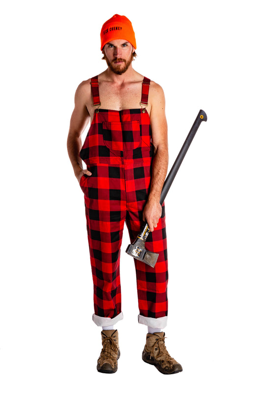 Men's Buffalo Check Overalls | The Day Drinking Dungarees