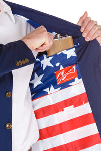 american flag suit jacket